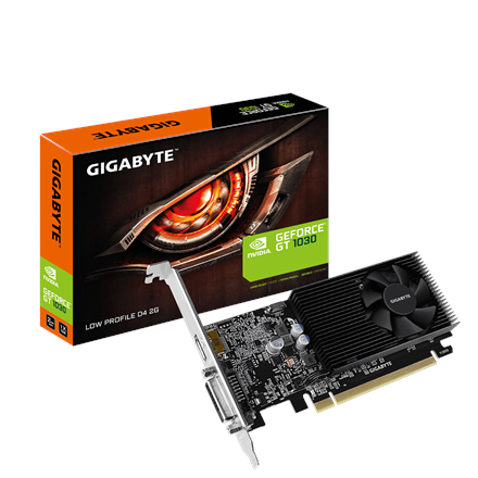 Gigabyte GV-N1030D4-2GL graphics card NVIDIA GeForce GT 1030 2 GB GDDR4 video karte