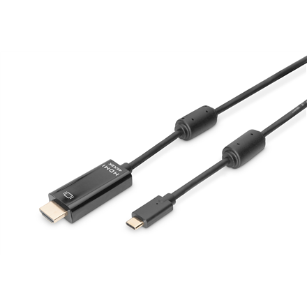 DIGITUS USB Type-C Gen2 Adapterkabel, Type-CO auf HDMI A USB kabelis