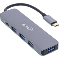 33271L - Hub - 4 x USB 3.2 Gen 1 + 1 x USB-C (Spannungsversorgung) USB centrmezgli
