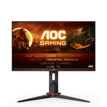 AOC 24G2ZU/BK 23.8inch monitor monitors
