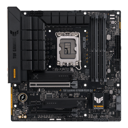 ASUS TUF GAMING B760M-PLUS D4 LGA 1700 micro ATX pamatplate, mātesplate