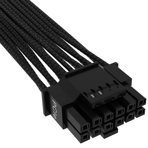 Corsair PSU Cable 12+4 PCIe5.0 12VHPWR 600W BL kabelis datoram