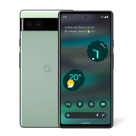 Google Pixel 6a 6GB/128GB 5G Sage Green Mobilais Telefons