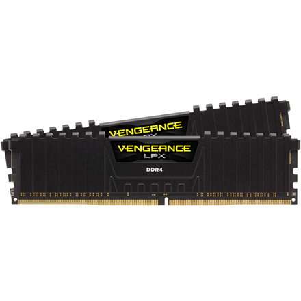 Corsair DDR4 Vengeance LPX Black 16GB (2x8GB) 3200MHz CL16 1.35V operatīvā atmiņa