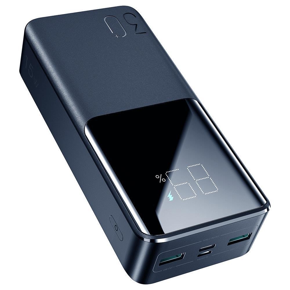 Arejais-akumulators Power Bank Joyroom JR-T015 15W 30000mAh melns 6941237185167 (6941237185167) Powerbank, mobilā uzlādes iekārta