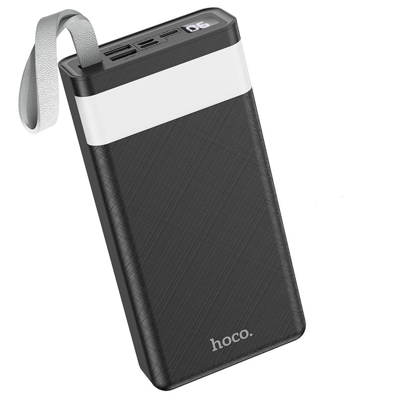 Arejais akumulators Power Bank Hoco J73 2A 30000mAh melns 6931474739414 (6931474739414) Powerbank, mobilā uzlādes iekārta