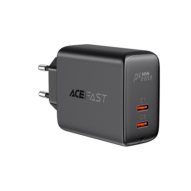 Ladowarka Acefast 2x USB-C 2.4 A (6974316280194) iekārtas lādētājs