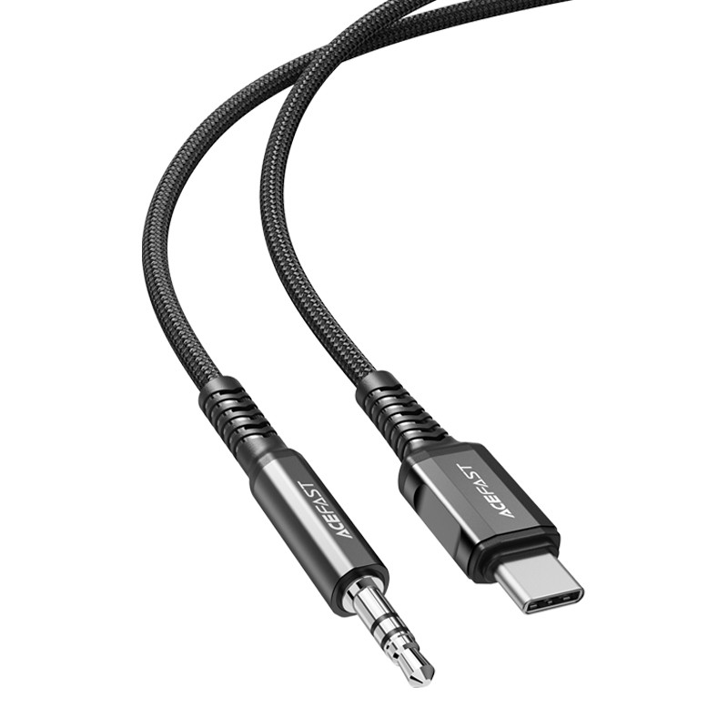 Kabel USB Acefast 1.2 m Czarny (6974316280620) USB kabelis
