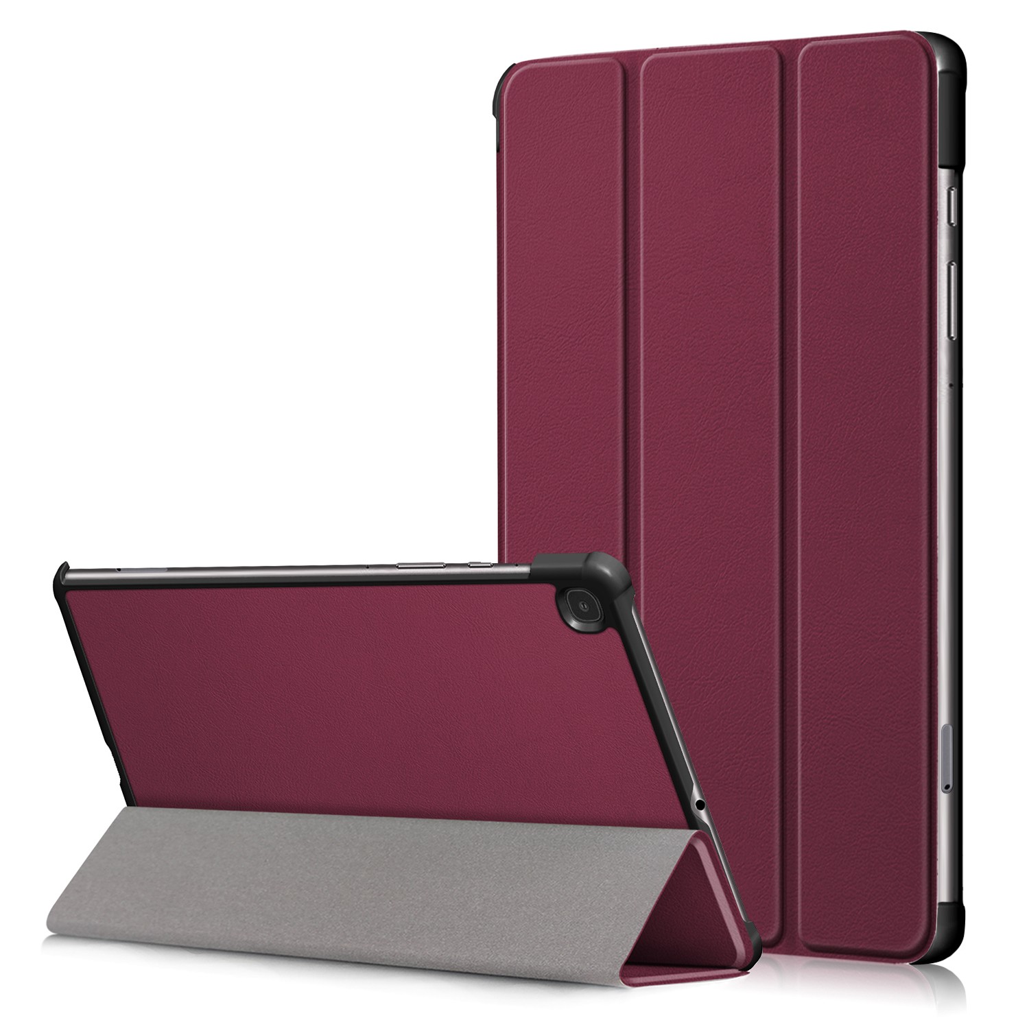 Macins Smart Leather Samsung X610/X616 Tab S9 FE Plus bordo 4000000979340 (4000000979340) planšetdatora soma