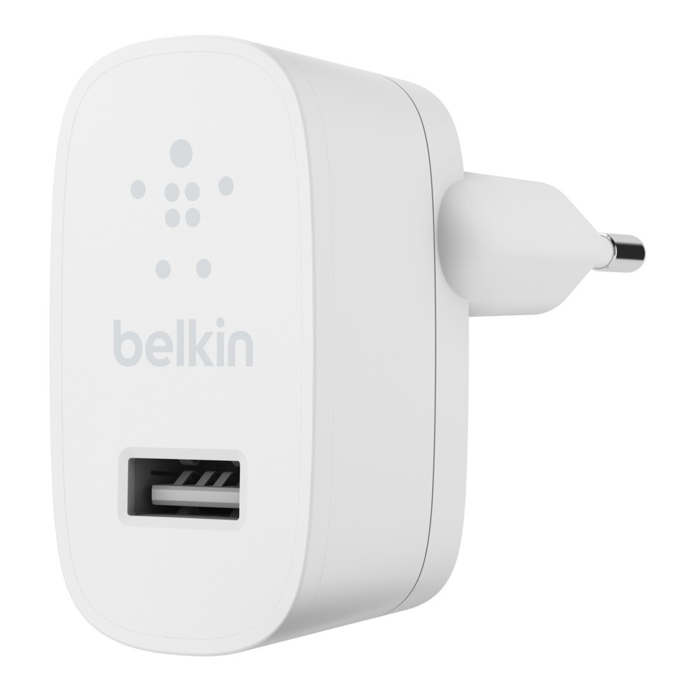 Ladetajs Belkin Boost Charge 12W USB-A balts 7458837933894 (7458837933894) iekārtas lādētājs