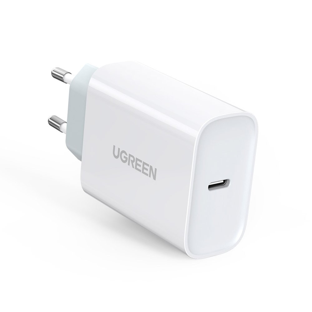 Ladetajs Ugreen CD127 30W USB-C balts 6957303871612 (6957303871612) iekārtas lādētājs