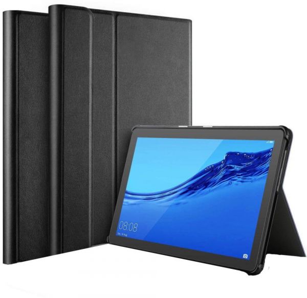 Macins Folio Cover Lenovo Tab M10 Plus X606 10.3 melns planšetdatora soma