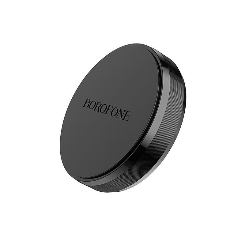 Borofone Car holder BH7 Platinum magnetic, stick-on base black Mobilo telefonu turētāji