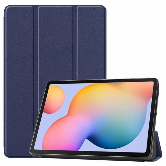 Macins Smart Leather Apple iPad mini 6 2021 tumsi zils 4000000954682 (4000000954682) planšetdatora soma