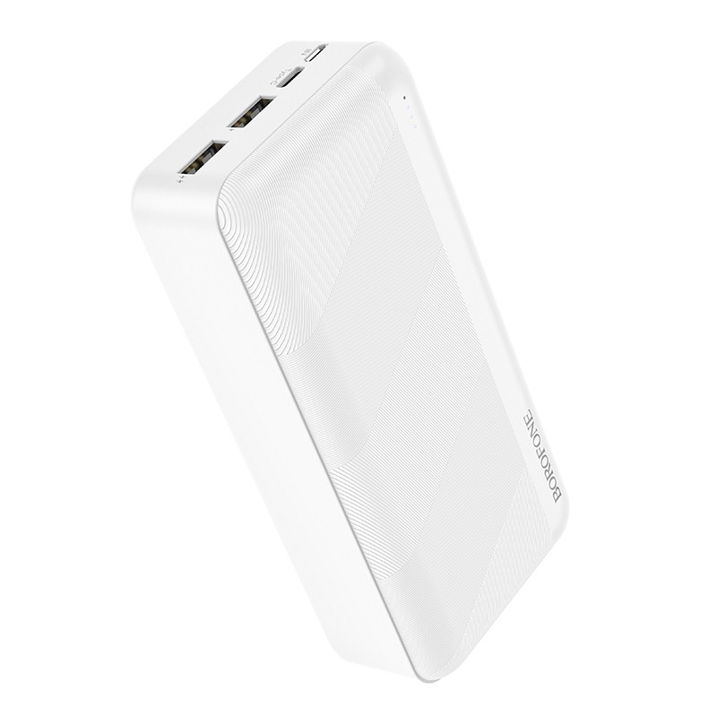 Arejais-akumulators Power Bank Borofone BJ27B 2xUSB 30000mAh balta 6974443388046 (6974443388046) Powerbank, mobilā uzlādes iekārta