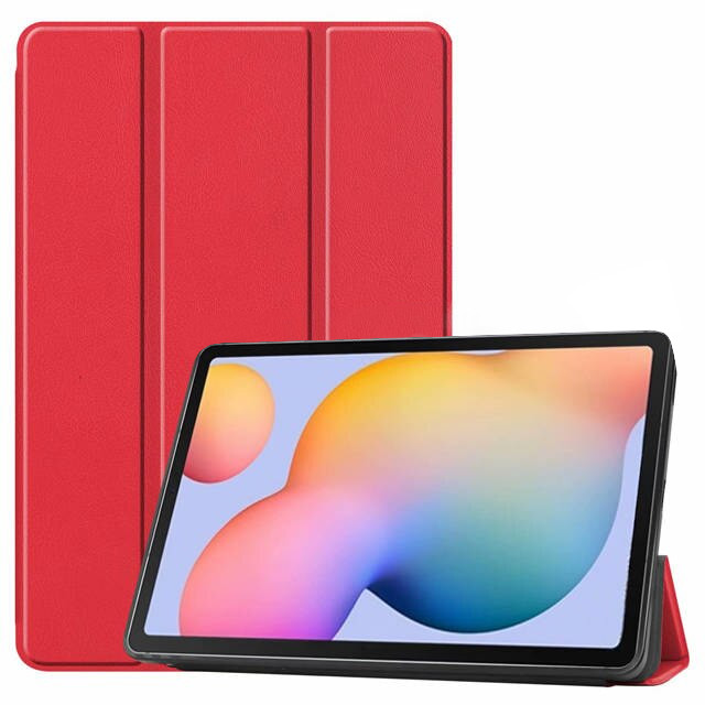 Macins Smart Leather Apple iPad Pro 11 2018/2020/2021/2022 sarkans 4000000932338 (4000000932338) planšetdatora soma