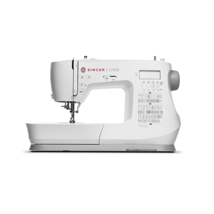 Singer Sewing Machine C7205 Number of stitches 200, Number of buttonholes 8, White Šujmašīnas