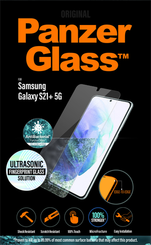 PanzerGlass NEW Samsung Galaxy S21+ 5G Case Friendly AB aksesuārs mobilajiem telefoniem