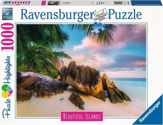 Ravensburger Ravensburger Polska Puzzle 1000 elementow Seszele GXP-837070 (4005556169078) puzle, puzzle