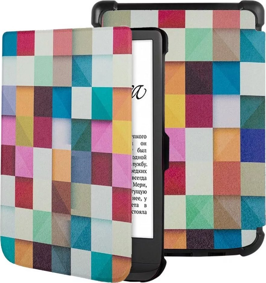 Pokrowiec Strado Etui graficzne do Pocketbook Touch Lux 4/5 627/616/628 (Square) uniwersalny 5904172316141 (5904172316141) planšetdatora soma