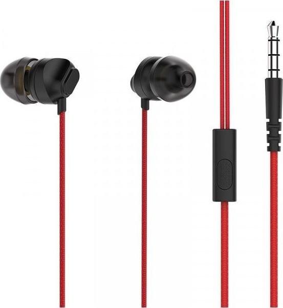 UNIVERSAL HEADPHONES SOMOSTEL JACK 3.5 '' RED EAR SMS-CS04 SOUND BASS aksesuārs mobilajiem telefoniem