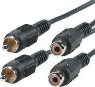 Kabel Roline RCA (Cinch) x2 - RCA (Cinch) x2 10m czarny (11.09.4330) 11.09.4330 (0747126223455) kabelis video, audio