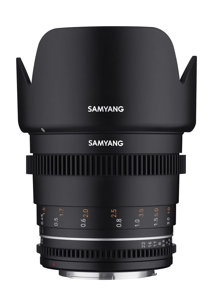 Obiektyw Samyang Canon EF 50 mm F/1.5 VDSLR MK2 F1311101102 (8809298886646) foto objektīvs