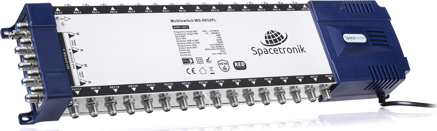 Spacetronik Multiswitch Spacetronik Pro Series MS-0532PL 5/32 MS0532SPL (5902188044843) Satelītu piederumi un aksesuāri