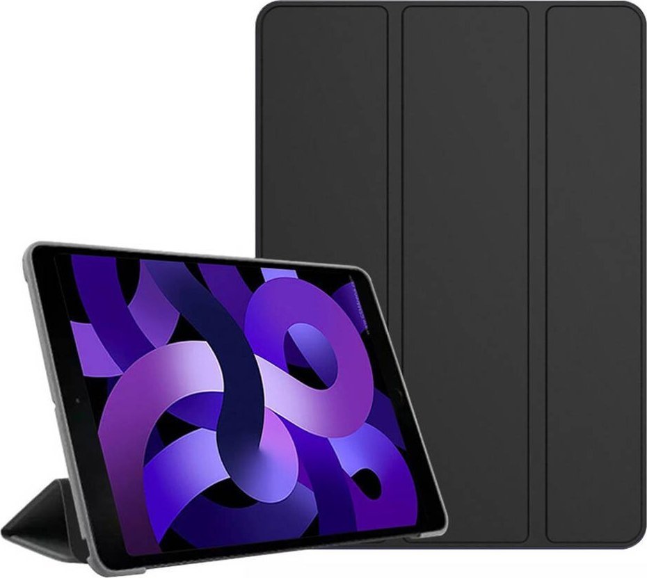 Etui na tablet Strado Etui Smart Case do Apple iPad Air 5 2022 (Czarne) uniwersalny 5905101593299 (5905101593299) planšetdatora soma