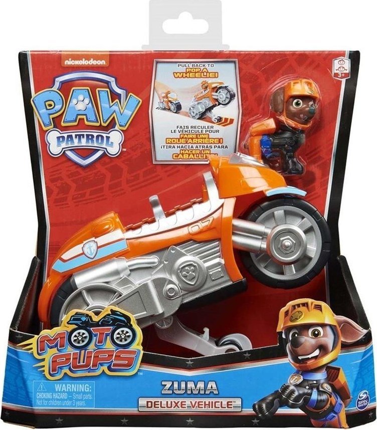 Vehicle with figure Paw Patrol Moto Zuma Rotaļu auto un modeļi