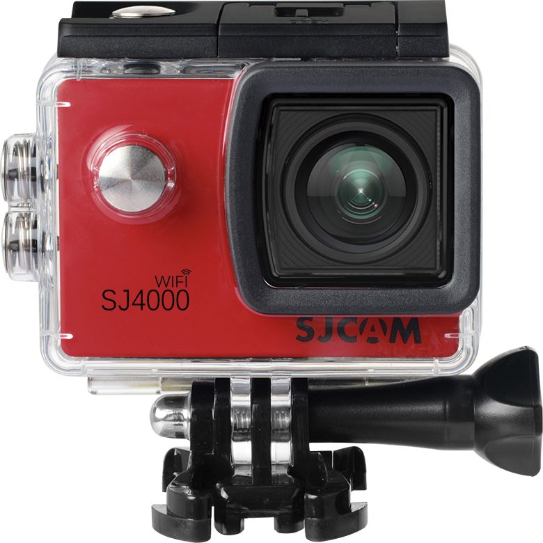 Kamera SJCAM SJ4000 WiFi czerwona 0000000997 (6970080834472) sporta kamera