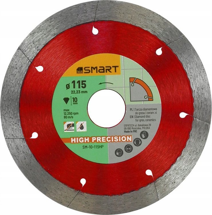 Smart tarcza diamentowa high precision 115mm SM-10-115HP 10-115HP (5901769684362)