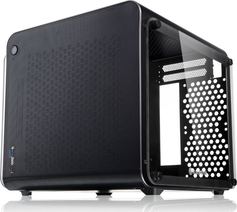 Raijintek METIS EVO TG Mini-ITX-Gehause, Tempered Glass - schwar Datora korpuss