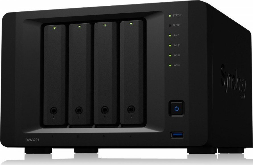 Synology Deep Learning NVR DVA3221 - standalone NVR - 32 Kanale 4711174723942