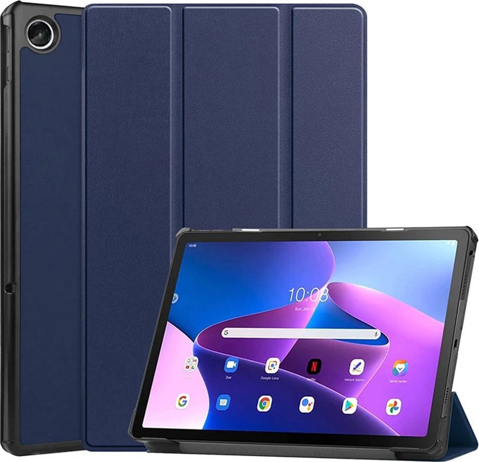 Etui na tablet Strado Etui Smart Case do Lenovo M10 Plus 3rd 2022 (Niebieskie) uniwersalny 5905101593169 (5905101593169) planšetdatora soma