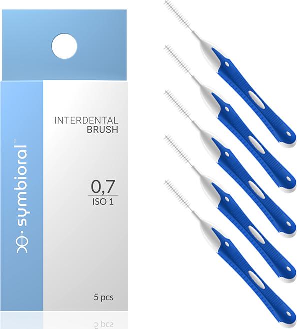 Symbioral Interdental brush 0,7 mm 5 szt. 9457883 (5908239791223) mutes higiēnai