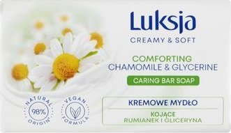 Sarantis Luksja Creamy & Soft Kojace Kremowe Mydlo w kostce Rumianek & Gliceryna 90g 628773