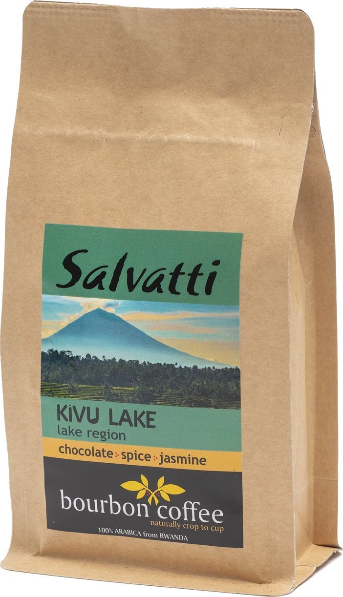 Kawa mielona Salvatti Bourbon Coffee Kivu Lake 250 g KIVU LAKE 250M (5905669742177) piederumi kafijas automātiem