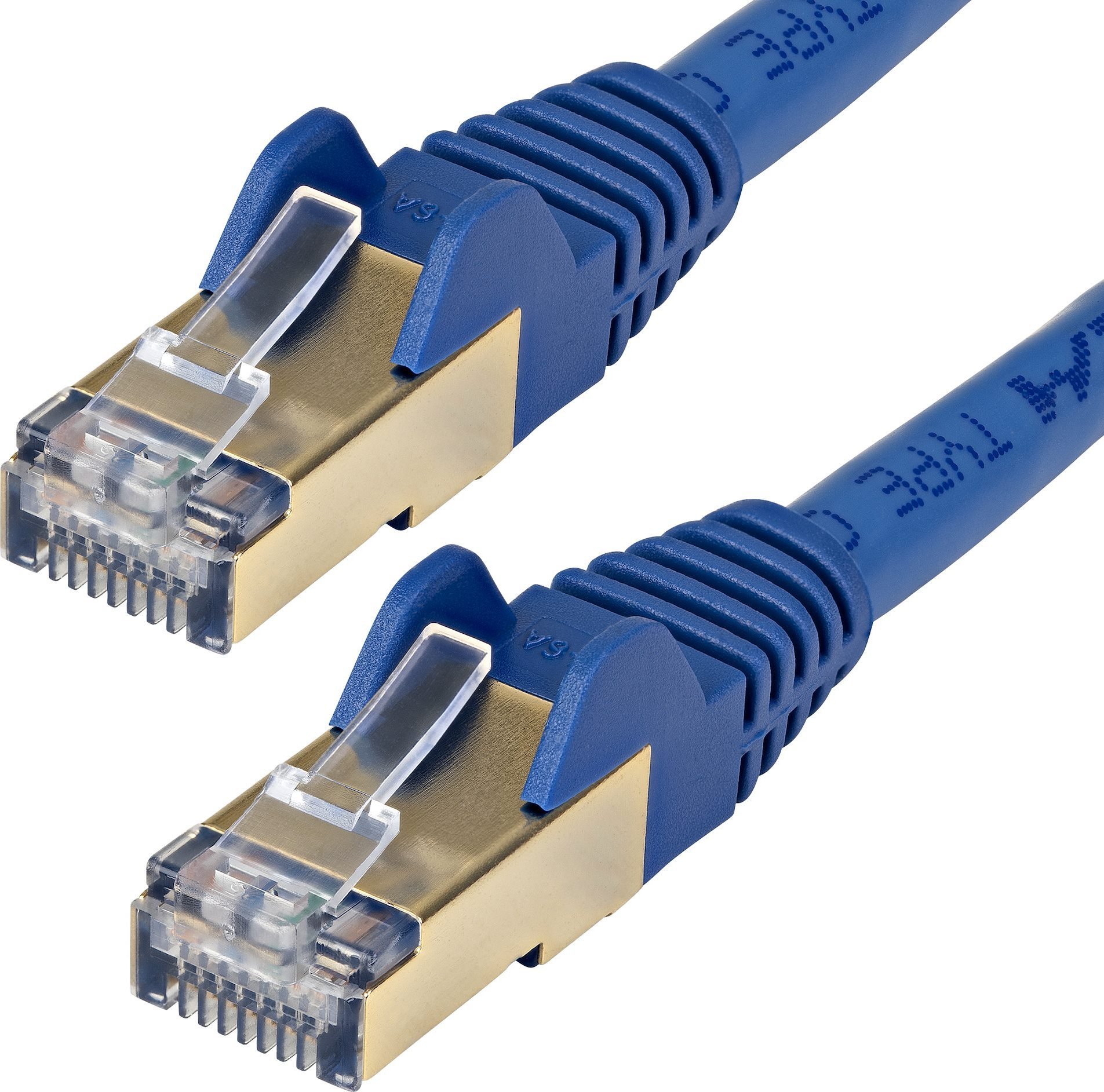 StarTech.com 5 m CAT6a Ethernet Cable - 10 Gigabit Category 6a Shielded Snagless RJ45 100W PoE Patch Cord - 10GbE Blue UL/TIA Certified - pa kabelis, vads