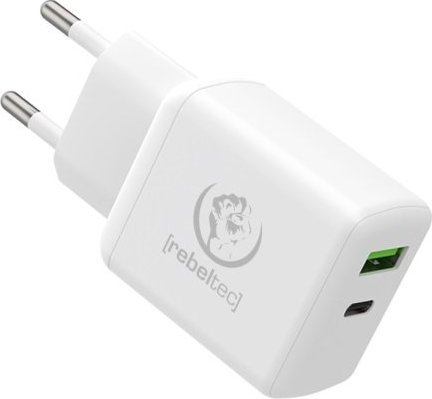 Rebeltec wall charger H200 Turbo QC3.0 + PD 20 white iekārtas lādētājs