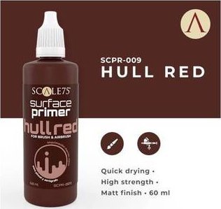 Scale75 Scale 75: Primer Surface Hull Red (60 ml) 2011329 (8435635304391)