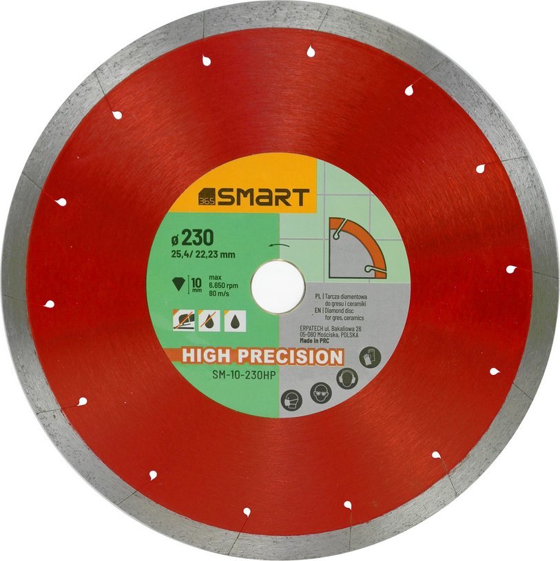 Smart tarcza diamentowa high precision 230mm SM-10-230HP 10-230HP (5901769684393)