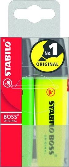 Stabilo ZAKRESLACZ STABILO BOSS ORIGINAL. 2 KOLORY TX32SS (4006381224222)