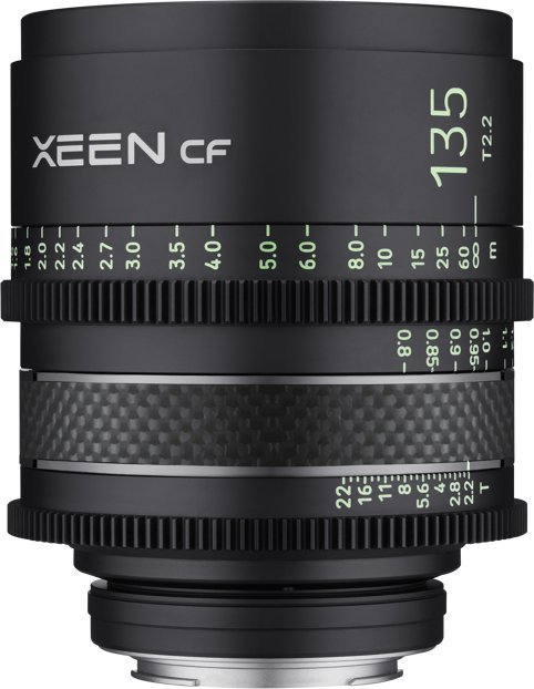 Obiektyw Samyang Xeen CF Canon EF 135 mm F/2.2 F1512201103 (8809298888374) foto objektīvs