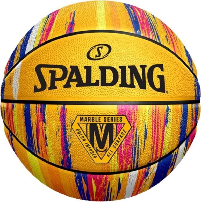 Spalding Spalding Marble Ball 84401Z Zolte 7 84401Z (689344406503) bumba