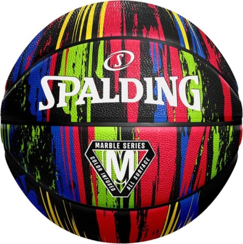 Spalding Spalding Marble Ball 84405Z Czarne 7 84405Z (0689344406565) bumba
