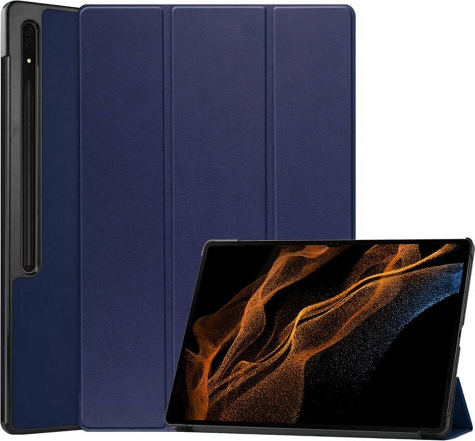 Etui na tablet Strado Etui Smart Case do Samsung Galaxy Tab S8 Ultra (Niebieskie) uniwersalny 5905101593107 (5905101593107) planšetdatora soma