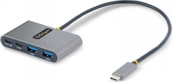 STARTECH 4-PORT USB-C HUB 5GBPS PD PORTABLE HUB W/ USB-C CHARGING USB centrmezgli