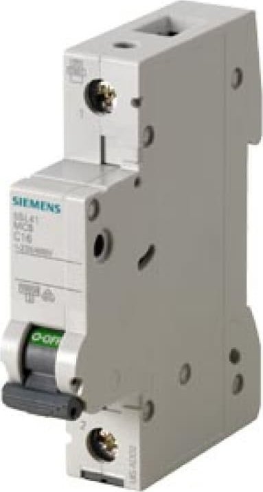 Siemens Leitungsschutzschalter 1polig 20 A 230 V, 400 V 5SL4120-6 (5SL4120-6) 4001869439259 kabelis, vads