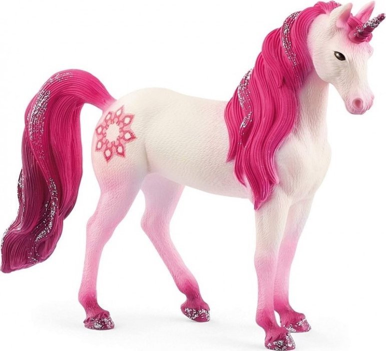 Schleich Mandala unicorn mare, toy figure konstruktors